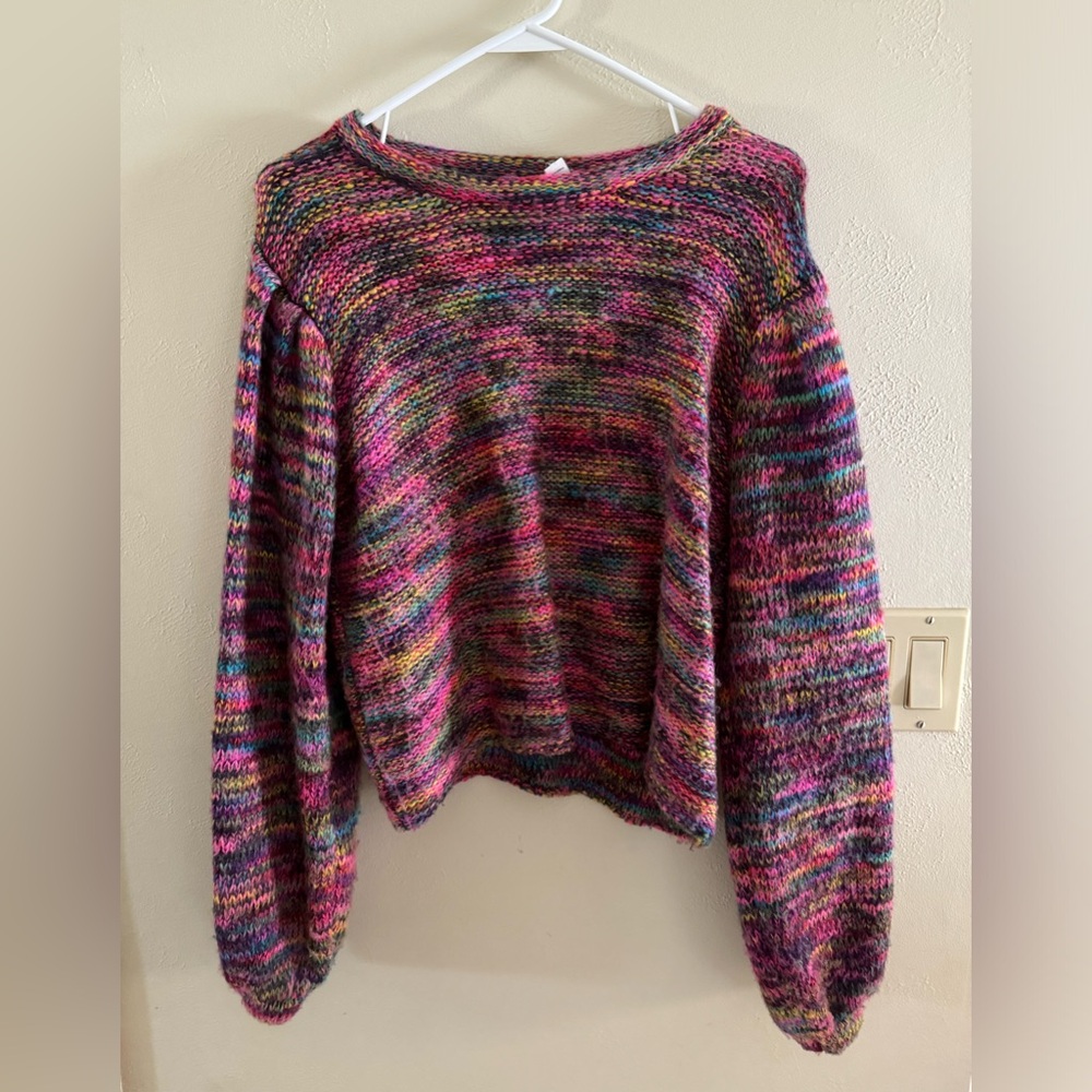 Willow and root multi colored sweater